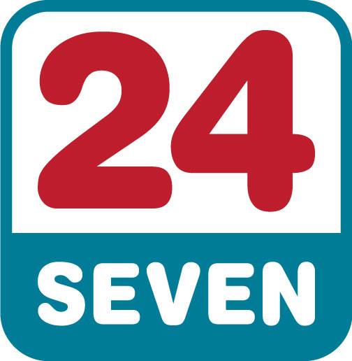 24 Seven Logo – Royal 7 Graphics